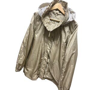 Neyelle NWT Y2K Gold Hoodie Windbreaker Jacket